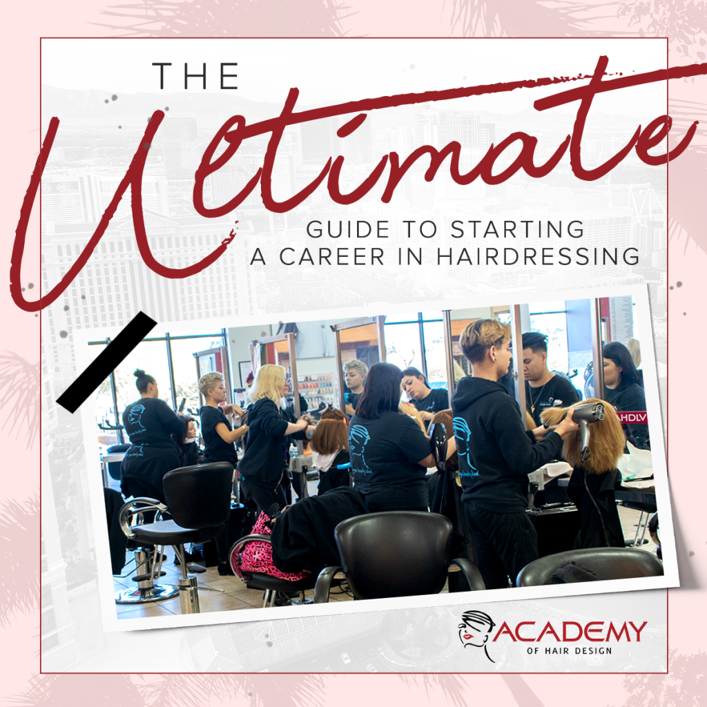 beauty school students